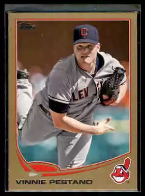 2013 Topps Gold Vinnie Pestano #426 Cleveland Indians   SN2013 • $1.20