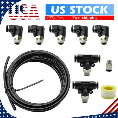 $16.99 • Buy Black PUSH LOCK Vacuum Fitting Kit Turbo Wastegate Solenoid For Turbo Vehicles