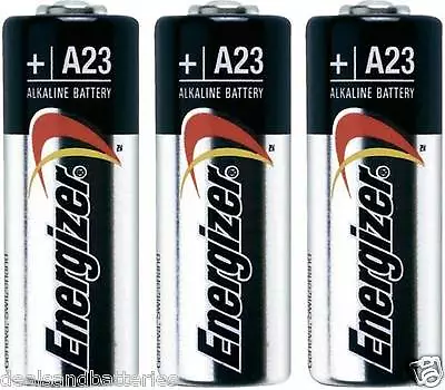 Energizer A23 Battery 12Volt 23AE 21/23 GP23 23A 23GA MN21 12v 3 Pack • $7.99