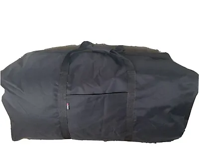 20 Inch LARGE Sports Duffle Bag Gym Canvas Duffel Travel Foldable BAG Black • $6