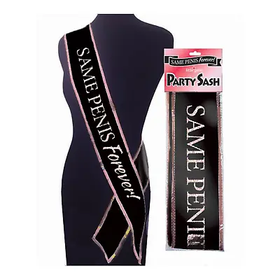 Bachelorette Party Favor Bachelor Statement Sash Funny Novelty Item Accessories • $23.66