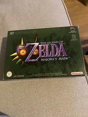 The Legend Of Zelda Majoras Mask Nintendo 64 Excellent Condition Uk Pal Boxed  • £94.99