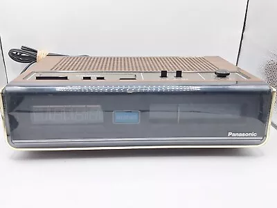 Vintage Panasonic AM FM Weather Radio Alarm Clock Model RC150 Tested Works • $23.99