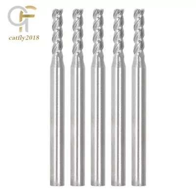 5 PCS 3/32  4 Flute Carbide End Mill 3/8  LOC 1-1/2  Overall Length • $15