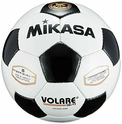 MIKASA SVC50VL Football Balls Soccer Size 5 BLACK 4907225023028 410-450g • $19.69
