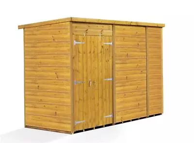 Empire Pent Garden Shed Wooden Shiplap Tongue & Groove 10X4 10ft X 4ft Double Do • £655.78