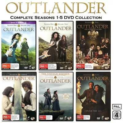 Outlander : Complete Season 1 2 3 4 5 (DVD Collection 26-Disc) PAL Region 4 NEW • $75.95