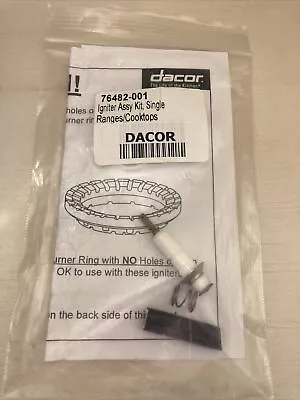 Range Dacor Range Top Burner Spark Igniter Kit 76482-001 DE81-02696A New • $42