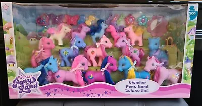 Wonder Pony Land 28 Piece Deluxe Toy Set  • £4.99