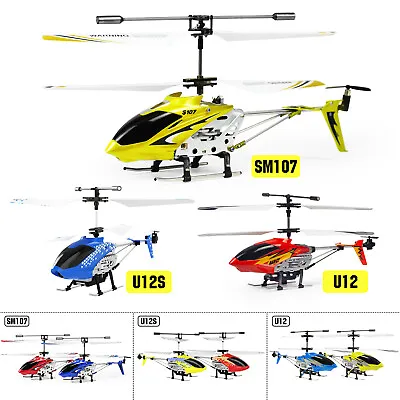 Mini RC Helicopter S107/ U12S Remote Control Helicopter Phantom 3.5CH Toys Gifts • $31.98