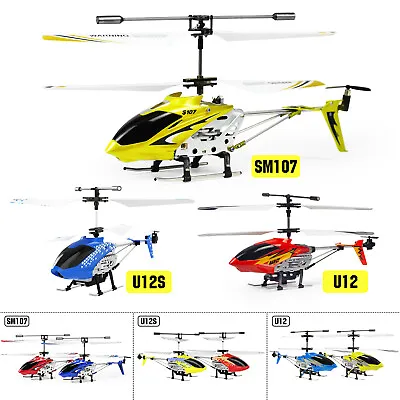 Mini S107/ U12S RC Helicopter Phantom 3CH 3.5 Channel Remote Control Helicopter • $29.42