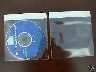 1000 Vinyl Cd Dvd Sleeve W Adhesive Strip V2 Free Ground Shipping Sales • $109.99