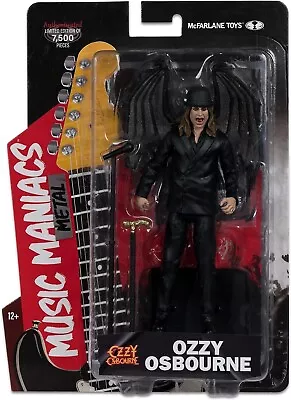 McFarlane - Music Maniacs Metal - 6  Ozzy Osbourne Action Figure PRESALE • $40