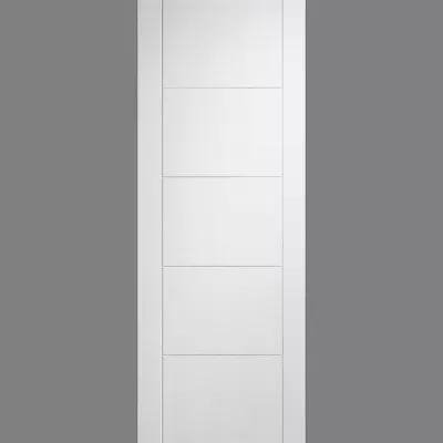 LPD Internal Vancouver White Primed Finished Fire FD30 5P Solid Doors • £94.99