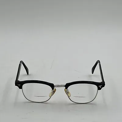 1950s Vintage American Optical Eyeglasses 12K GF 48-22 Glasses Malcolm X Style • $224.95