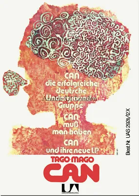 CAN - Tago-Mago - Promo Poster - High-quality A1 Art Poster - Kraut Rock!! • £40