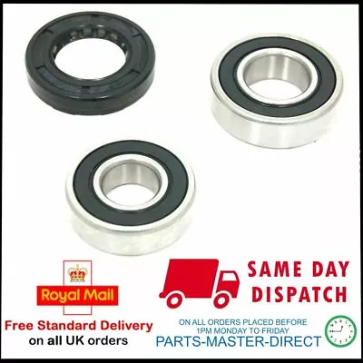 Fits Hotpoint Wd Wm Series Washing Machine Drum Bearing & Oil Seal Kit 6204 6205 • £7.99