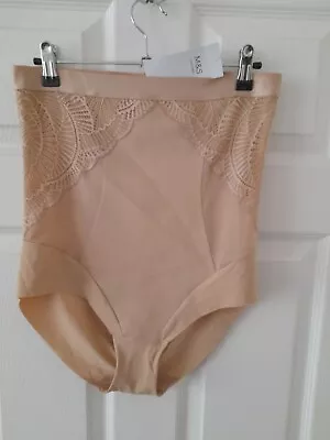 Marks&Spencer Tan Colour Women Body Definer Tommy Control Pants Size 16 • £15