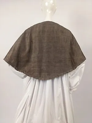 Antique Pre Civil War Hand Sewn Grey Pelerine Cape For Dress • $145