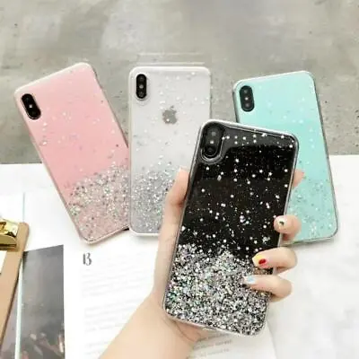 Hot Sale Case For XIAOMI 8 9 Redmi NOTE 5 6 7 8 Bling  Clear Soft Rubber Cover • $8.49