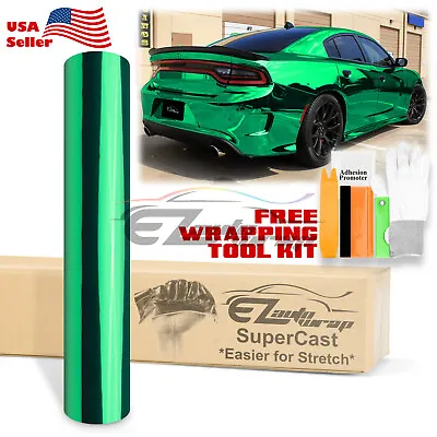 15 Colors Supercast Easy Stretch Chrome Car Vinyl Wrap Bubble Free Sticker Film • $11.75