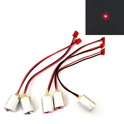 5pcs Mini 650nm 80mw 12mm*15mm Red Laser Diode Module 2.5V Dot Shape • £13.60