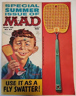 Mad Magazine No. 57 Sept 1960 Special Summer Issue Use As A Fly Swatter! • $14.99