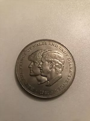 Commemorative Coin 1981 HRH Prince Of Wales Lady Diana Spencer • £1.49