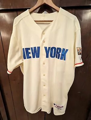 Rare New York Mets Majestic Civil Rights Game Authentic Collection Jersey SZ  52 • $199.50