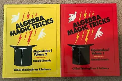 Algebra Magic Tricks Algecadabra! Volume 1 (1992) & Volume 2 (1994) ForTeacher • $35