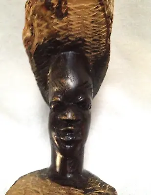 Vintage African Makonde Hand-Carved Blackwood Sculpture Tanzania Africa • $9.99