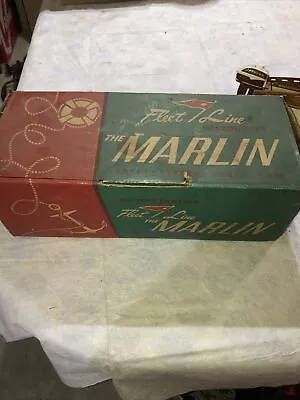 Vintage Marlin Boat 1957    Johnson Electric Outboard Toy Boat Motor • $325