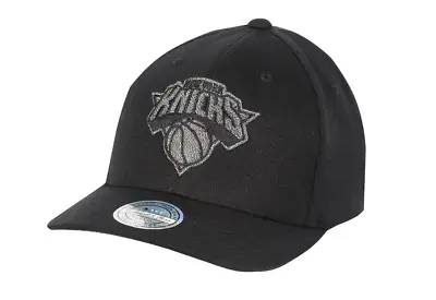 Mitchell & Ness Snapback 110 Curved Melange New York Knicks Grey • £41.24