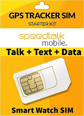 GPS Tracker SIM Card Starter Kit | 3 In 1 Universal Simcard: Standard Micro Na • $2.95