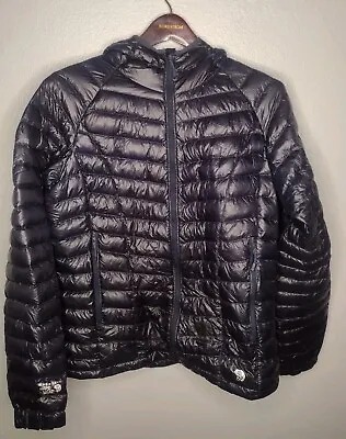 Mountain Hardwear Women's Nikwax Hydrophobic Down Jacket Coat Puffer Hood B2 • $23.98