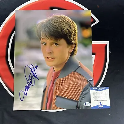 Michael J Fox Back To The Future Signed 11X14 Picture Autographed BAS • $279.99