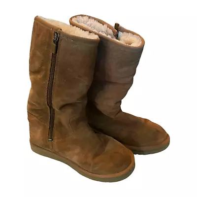 UGG Australia Classic Tall 5119 Winter Boot Size 4 Dark Chocolate Brown Uggs HTF • $74.99