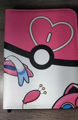 Pokemon Love Ball 4 Pocket Sheet Trading Card Binder Sylveon Skitty Jigglypuff • $20