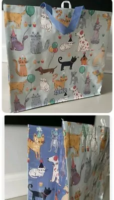£3.50 • Buy Tesco Shopping Bag Cat Dog Party  Bag 101 Dalmations Bag Disney Shopping Bag X