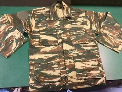 Greek Army Camouflage Shirt Lightweight Jacket New Military Uniform. • £19.99