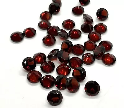 Garnet Round Cut Faceted AAA Natural Loose Gemstone For Making All Type Jewelry • $78.92