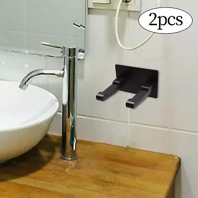 2 Pieces Wall Mounted Hair Dryer Holder Portable Space • £5.20