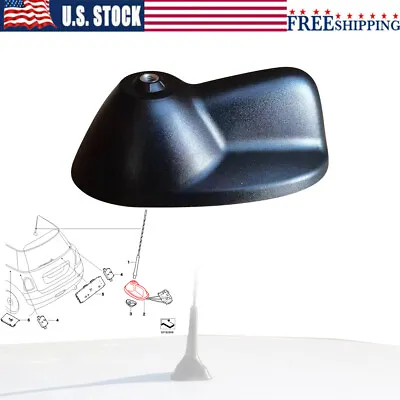 Roof Antenna Aerial Base Cover Big Type For Mini Clubman R55 Hatchback R56 07-13 • $34.12