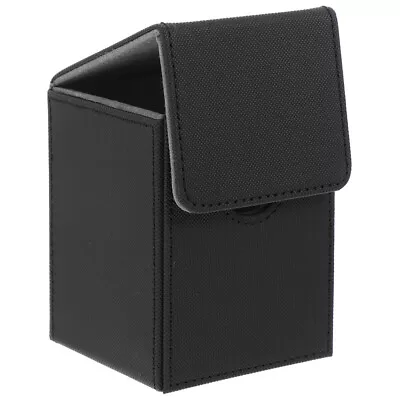  Card Box Storage Pu Portable Cards Organizer Container With Lid Jewelry Tray • £15.55