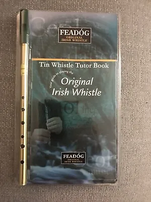 £13.97 • Buy Feadog Brass D Irish Penny Tin Whistle Inc Tutor Book Ireland Gift St Patricks