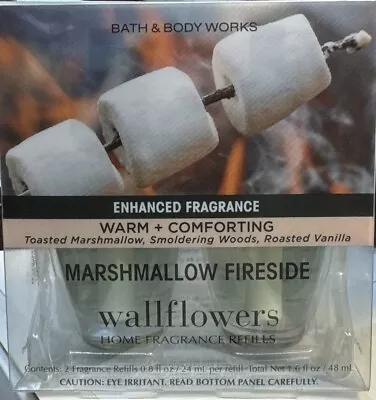 BATH AND BODY WORKS Wallflower Refill Fragrance Bulbs Marshmallow Fireside • $10