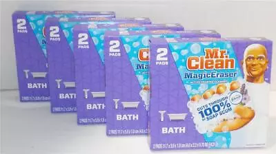 MR. CLEAN Magic Eraser BATH Febreze Lavender Scent Cleaning PADS 10 Ct!!! (L@@K) • $21