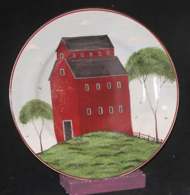 Sakura Warren Kimble Barns Salad Plate (s) 3 Story Barn • $9.95