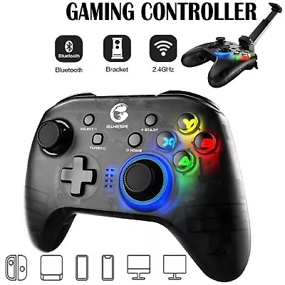 T4 Pro Wireless Bluetooth Gaming Controller With LED Light Back For Android/PC • $79.99