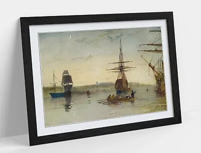J.m.w Turner West Cowes Isle Of Wight -art Framed Poster Picture Print Artwork- • £37.99